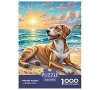 Chien d'eau Portugais Puzzles 1000 Pièces pour Adultes Et Enfants Qualité Supérieure Cadeau Stimulant Loisir Détente Écologique Art Classique 70x50cm/1000pcs