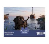Chien d'eau portugaisPuzzle 1000 Pièces Chien Contes Magiques, Adultes/Enfants, Puzzle Qualité Supérieure, Fantaisie, Jeu Éducatif 38x26cm/1000pcs