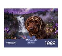 Chien d'eau portugaisPuzzle 1000 Pièces Puzzle Chats Mignons Cadeaux pour Femmes Et Hommes Jeu Éducatif Défi Jouet 70x50cm/1000pcs