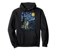 Chien des Carpates roumain Van Gogh Nuit étoilée Sweat à Capuche