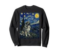 Chien des Carpates roumain Van Gogh Nuit étoilée Sweatshirt