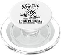 Chien des Pyrénées drôle Grandes Pyrénées PopSockets PopGrip pour MagSafe