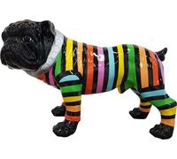 Chien Design Figurines Sculptures Bouledogue Moderne Décoration Jardin