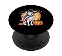 Chien d'halloween PopSockets PopGrip Adhésif