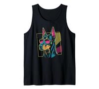 Chien Dobermann Pinscher Rétro 80 pour Hommes et Femmes Débardeur