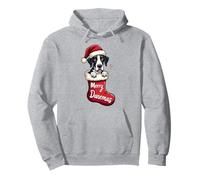 Chien Dogue Allemand Noël 2024 Drôle Sweat à Capuche