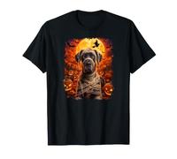 Chien Dogue Allemand Noir Nuit Halloween T-Shirt