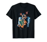 Chien drôle avec livre: Comment former votre humain. D T-Shirt