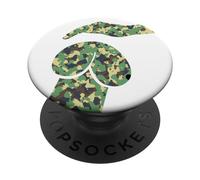 Chien drôle Dirty Mind - Camouflage pour animal de compagnie PopSockets PopGrip Adhésif