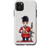 Chien drôle Fox Terrier Londres King's Guard Angleterre Coque pour iPhone 11 Pro Max
