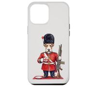 Chien drôle Fox Terrier Londres King's Guard Angleterre Coque pour iPhone 12 Pro Max