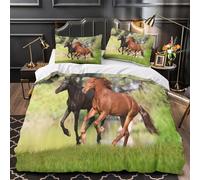 Chien drôle lisant Parure de Lit 3D Effet Microfibre résistante Confortable Humour de dessin animé Housse de Couette Fermeture Éclair Ultra Douce Hypoallergique for Garçons Filles Double（200x200cm）