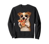 Chien drôle Mangeant Une Pizza Sweatshirt