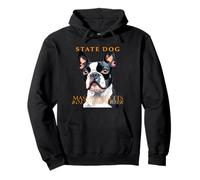 Chien du territoire du Massachusetts The Boston Terrier Art Sweat à Capuche