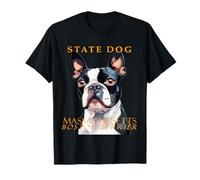 Chien du territoire du Massachusetts The Boston Terrier Art T-Shirt