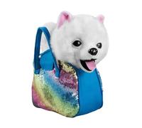 Chien électrique interactif - Mignon chiot jouet qui marche et chante, animal de jeu alimenté par batterie, compagnon de mouvement réaliste, gadgets drôle portable pour animaux Domest