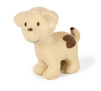 Chien en caoutchouc naturel beige TU