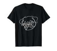 Chien en colère One Line T-Shirt