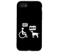 Chien en Fauteuil Roulant Humour Sit Walk Blague Handicap Coque pour iPhone SE (2020) / 7/8