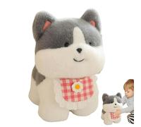 Chien en Peluche Doux,Doux Câlin Apaisant pour Le Coucher - Figurine De Chiot en Peluche - pour Garçons Sœurs Amis Ados Maison Canapé Siège Auto Voyage