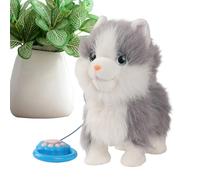 Chien en peluche électrique : chiot en peluche avec mélodie animée, ami avec réponse sonore de queue en mouvement, animal de compagnie en tissu électronique d'engagement imaginatif