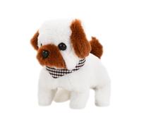 Chien En Peluche Électronique - Compagnon Doux Et Animé, Adorable , Figurine Réactive, Chiot À Piles Au Comportement Réaliste | Peluche Douce Pour Une Surprise Amoureuse (Saint-Valentin, Annive