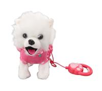 Chien en peluche électronique interactif pour chiot, jouet de marche chantant avec télécommande et laisse, cadeaux d'anniversaire