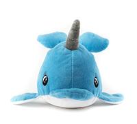 Chien en peluche GLORIA - Taille 25 cm - Teddy Nuka Narval - Jouet pour chien - peluche avec son - texture douce - très résistant - Couleur Bleu