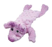 Chien en peluche GLORIA - Taille 32 cm - Teddy DogMonsters Pig - Jouet pour chien - peluche avec son - texture douce - très résistant - Avec intérieur creux Bouteille - couleur rose