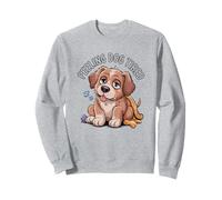 Chien endormi avec une tasse de café cite viral Sweatshirt