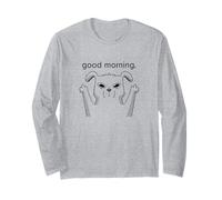 Chien ennuyé n'est pas d'accord avec Good Morning - Funny Mornings Hater Manche Longue