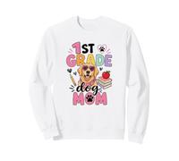 Chien Enseignant de première année Maman 1er Jour d'école Sweatshirt