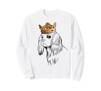Chien épagneul Anglais Portant Une Couronne Sweatshirt