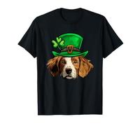 Chien épagneul breton amusant de la Saint-Patrick T-Shirt