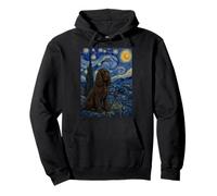 Chien épagneul des Champs Van Gogh Nuit étoilée Sweat à Capuche