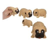 chien extensible à malaxer anti-stress 9cm sable - générique 12/0852