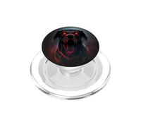 Chien extrême aux Yeux Rouges PopSockets PopGrip pour MagSafe