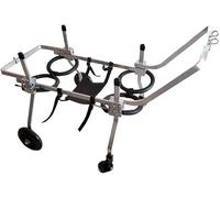 Chien Fauteuil Roulant Pour Chien Fauteuil Roulant Pour Chien 4 Roues Réglable En Acier Inoxydable Fauteuil Roulant Pour Animaux De Compagnie Hind Leg Rehabilitation Pour chien handicapé Chien Chat (