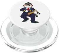 Chien Flic Matraque Police PopSockets PopGrip pour MagSafe