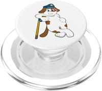 Chien Flic Matraque Police PopSockets PopGrip pour MagSafe