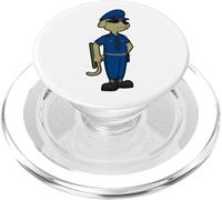 Chien Flic Matraque Police PopSockets PopGrip pour MagSafe