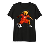 Chien Football/Chien Footballeur T-Shirt Haut de Gamme