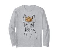 Chien Fox Terrier Portant Une Couronne Manche Longue