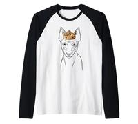 Chien Fox Terrier portant une couronne Manche Raglan