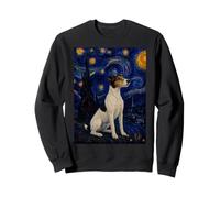 Chien Fox Terrier Van Gogh Nuit étoilée Sweatshirt