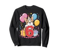 Chien Frenchie 6e anniversaire enfants 6 ans 6 ans bouledogue français Sweatshirt