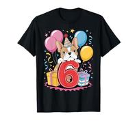 Chien Frenchie 6e anniversaire enfants 6 ans 6 ans bouledogue français T-Shirt