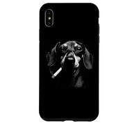 Chien Fumeur Cool avec Cigarette Style Rue Coque pour iPhone XS Max
