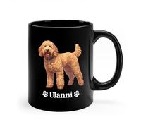 Chien Golden Doodle Mug Durable Tasse À Thé Drôle Tasse À Café Idée Cadeau Pour Bureau Noël Pâques 330 Ml