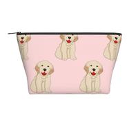 Chien Golden Retriever du Labrador, Trousse de Toilette Trousse de Maquillage Sac à cosmétiques Trousse de Toilette de Voyage Portable